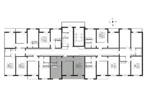 2-к квартира, вторичка, 62м2, 16/19 этаж
