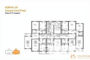 1-к квартира, вторичка, 38м2, 12/17 этаж