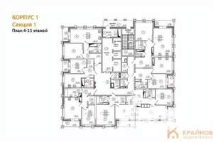 1-к квартира, строящийся дом, 47м2, 4/25 этаж