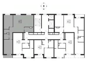 3-к квартира, вторичка, 81м2, 4/17 этаж