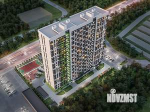2-к квартира, строящийся дом, 55м2, 24/27 этаж