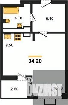 Студия квартира, вторичка, 34м2, 3/14 этаж