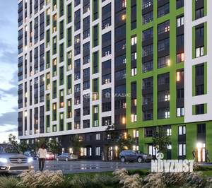 1-к квартира, строящийся дом, 42м2, 7/27 этаж