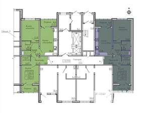 2-к квартира, вторичка, 66м2, 1/18 этаж