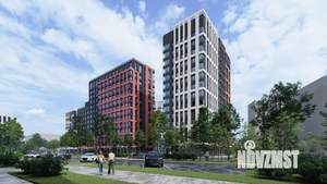 2-к квартира, строящийся дом, 65м2, 6/15 этаж