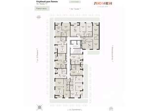 Студия квартира, строящийся дом, 23м2, 14/17 этаж