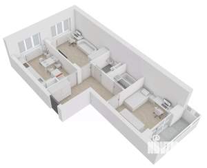 2-к квартира, сданный дом, 59м2, 10/13 этаж