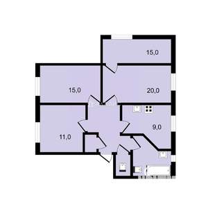 4-к квартира, вторичка, 82м2, 5/5 этаж