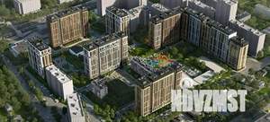 1-к квартира, строящийся дом, 34м2, 13/15 этаж