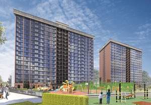 2-к квартира, сданный дом, 72м2, 16/17 этаж