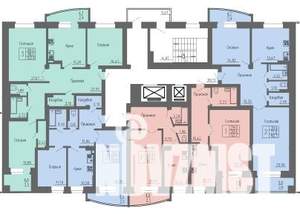 1-к квартира, строящийся дом, 49м2, 4/16 этаж