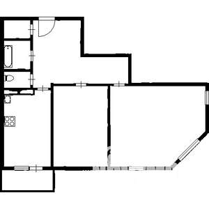2-к квартира, вторичка, 73м2, 8/17 этаж