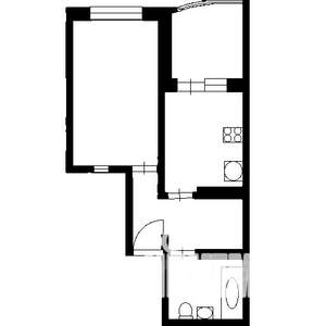 2-к квартира, вторичка, 42м2, 4/5 этаж