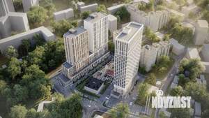 2-к квартира, строящийся дом, 61м2, 19/31 этаж