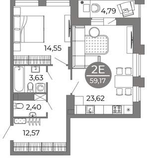 Фото квартиры на продажу (1)
