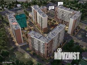 2-к квартира, вторичка, 36м2, 9/17 этаж