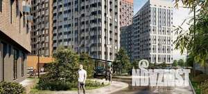 2-к квартира, строящийся дом, 58м2, 2/16 этаж