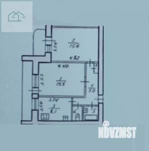 2-к квартира, вторичка, 51м2, 2/9 этаж