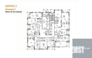 1-к квартира, вторичка, 47м2, 19/25 этаж