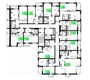 1-к квартира, вторичка, 40м2, 4/9 этаж