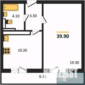 1-к квартира, вторичка, 40м2, 5/17 этаж