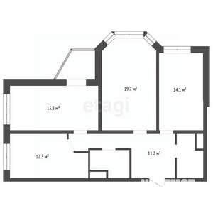 3-к квартира, вторичка, 81м2, 5/17 этаж