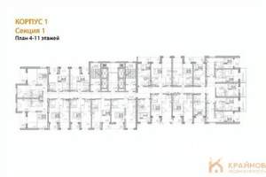 2-к квартира, вторичка, 51м2, 8/28 этаж