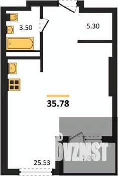 Студия квартира, вторичка, 36м2, 5/28 этаж