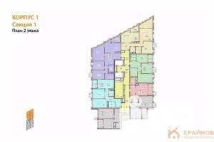 2-к квартира, сданный дом, 62м2, 2/21 этаж