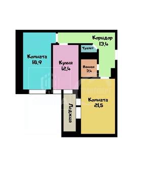 2-к квартира, вторичка, 71м2, 4/17 этаж