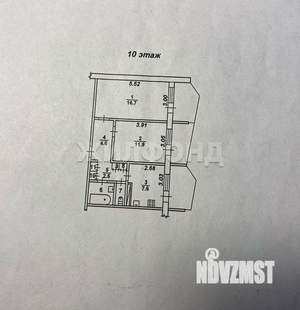 2-к квартира, вторичка, 50м2, 10/16 этаж