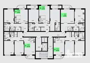 1-к квартира, строящийся дом, 54м2, 2/9 этаж