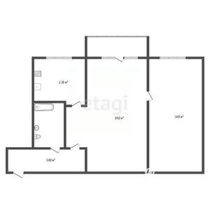 2-к квартира, вторичка, 46м2, 3/5 этаж