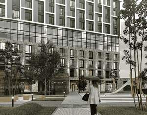 1-к квартира, строящийся дом, 39м2, 5/31 этаж