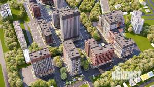 3-к квартира, строящийся дом, 70м2, 8/18 этаж