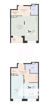 3-к квартира, вторичка, 81м2, 23/24 этаж