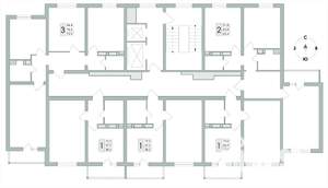 2-к квартира, строящийся дом, 65м2, 3/17 этаж