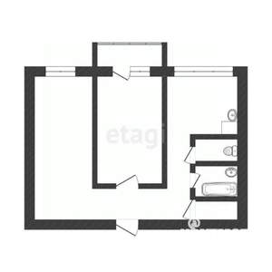 2-к квартира, вторичка, 54м2, 8/10 этаж