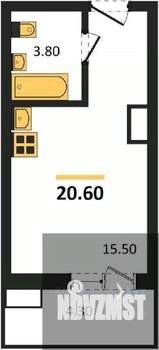 Студия квартира, вторичка, 21м2, 10/17 этаж