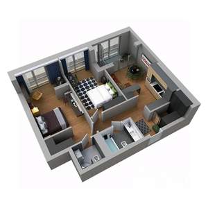 2-к квартира, вторичка, 83м2, 5/9 этаж