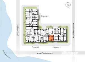 1-к квартира, вторичка, 36м2, 11/21 этаж