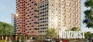 2-к квартира, строящийся дом, 58м2, 2/16 этаж