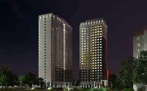 2-к квартира, вторичка, 57м2, 20/25 этаж