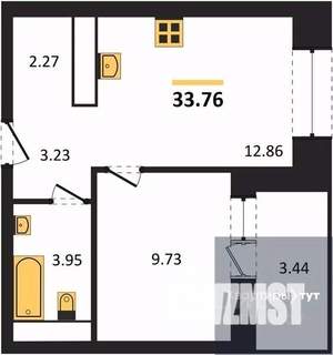 1-к квартира, вторичка, 34м2, 18/25 этаж