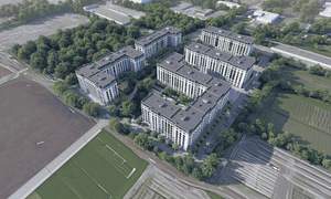 3-к квартира, строящийся дом, 74м2, 6/9 этаж