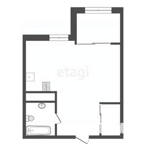 1-к квартира, вторичка, 42м2, 11/13 этаж