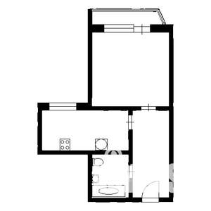 1-к квартира, вторичка, 40м2, 25/25 этаж