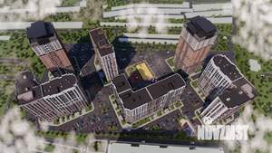 2-к квартира, строящийся дом, 74м2, 7/21 этаж