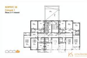 1-к квартира, вторичка, 38м2, 3/17 этаж