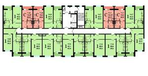 1-к квартира, вторичка, 43м2, 7/15 этаж